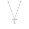 STERLING SILVER 'T' AMATE PENDANT