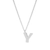 STERLING SILVER 'Y' AMATE PENDANT