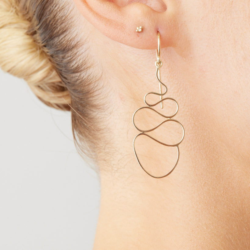9CT KANDINSKY EARRINGS