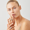 9CT GREEN AMETHYST TANGO RING