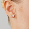 18CT DIAMOND BARCELONA STUD EARRINGS