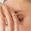 18CT ROSE GOLD DIAMOND OLA BAND