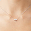 18CT DIAMOND FLEURUS PENDANT