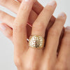 9CT GOLD GATSBY RING