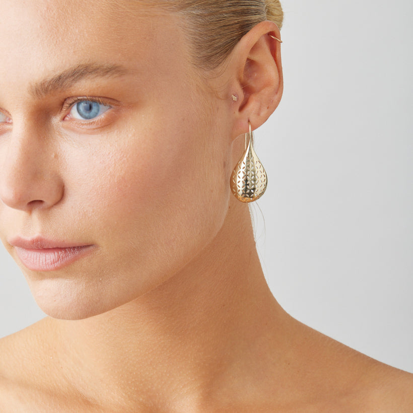 9CT GATSBY EARRINGS