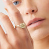 9CT LOVE KNOT RING