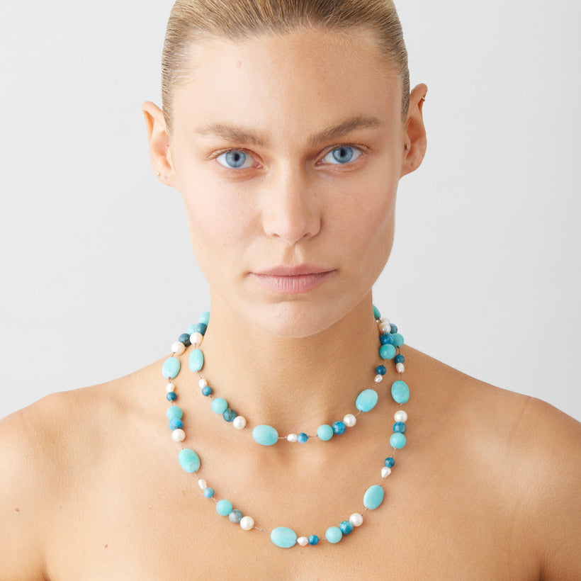 STERLING SILVER AMAZONITE AIRLIE BEACH FLAPPER
