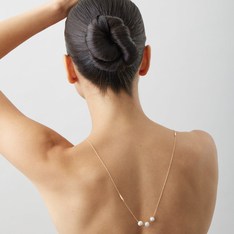 9CT PEARL LINDER NECKLACE