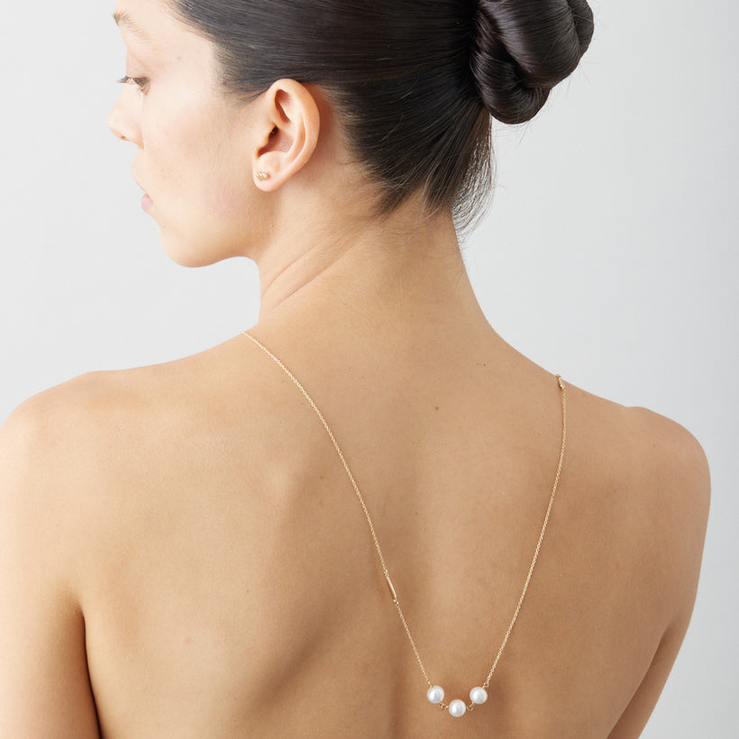 9CT PEARL LINDER NECKLACE