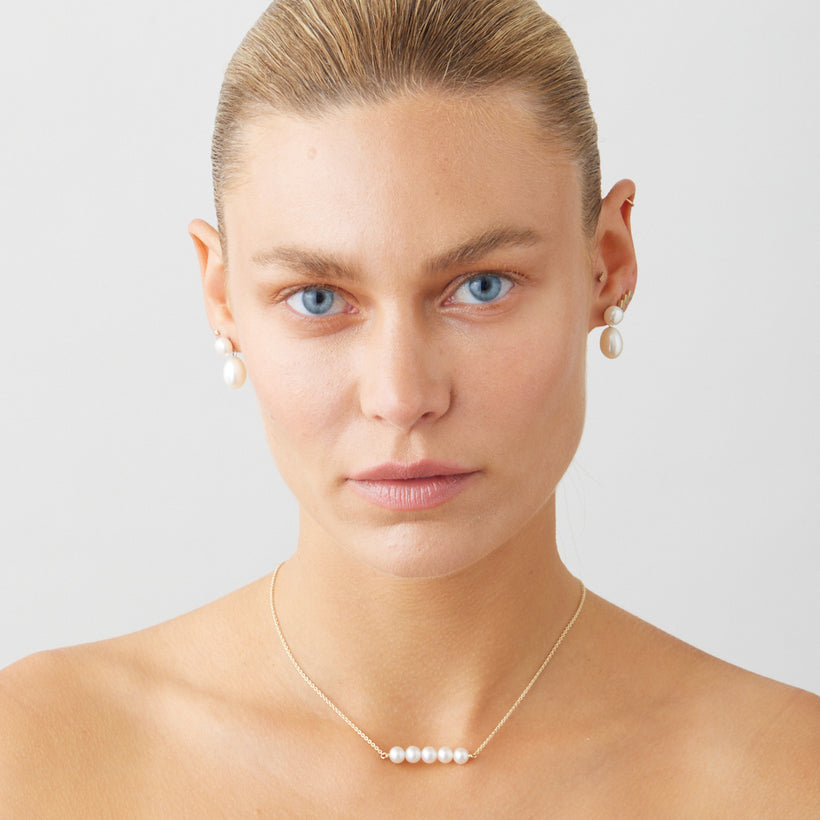 9CT GOLD PEARL TAIKA PENDANT