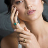 9CT AMAZONITE SIGNET RING