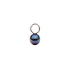 STERLING SILVER PEACOCK PEARL DETACHABLE AMATE PENDANT