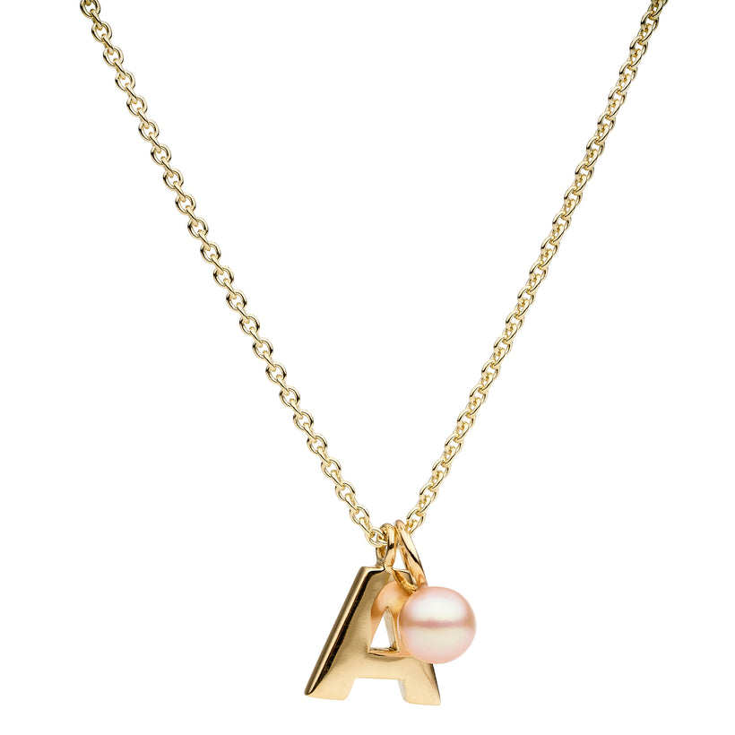 9CT 'Z' AMATE PENDANT