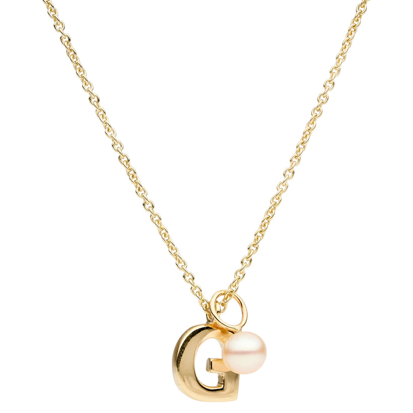 9CT 'Z' AMATE PENDANT