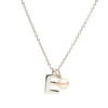 STERLING SILVER 'H' AMATE PENDANT