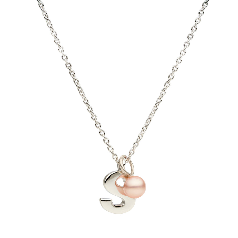 STERLING SILVER 'V' AMATE PENDANT