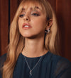 18CT DIAMOND ZIGGY EARRINGS