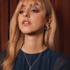 18CT DIAMOND ZIGGY EARRINGS