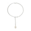 STERLING SILVER BAROQUE PEARL OLIVIA NECKLACE