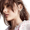 9CT PEARL ORCHID EARRING (SINGLE)