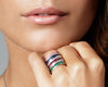 18CT DIAMOND PICCADILLY BAND