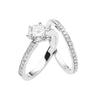 18CT DIAMOND GROSVENOR RING