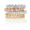 18CT GOLD DIAMOND TRULLI BAND