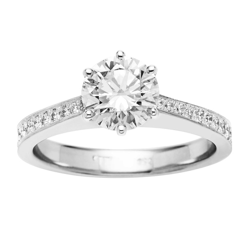 18CT DIAMOND GROSVENOR RING