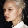 STERLING SILVER MADELINE PEARL EARRINGS