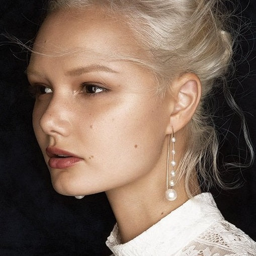 Jan logan shop pearl earrings