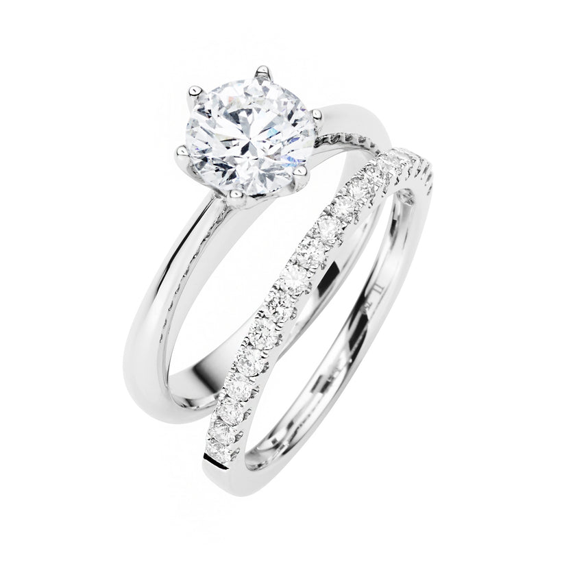 18CT DIAMOND CORONET RING