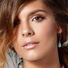 9CT AMAZONITE GENOVA EARRINGS