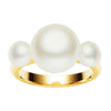9CT TRIPLE PEARL RING
